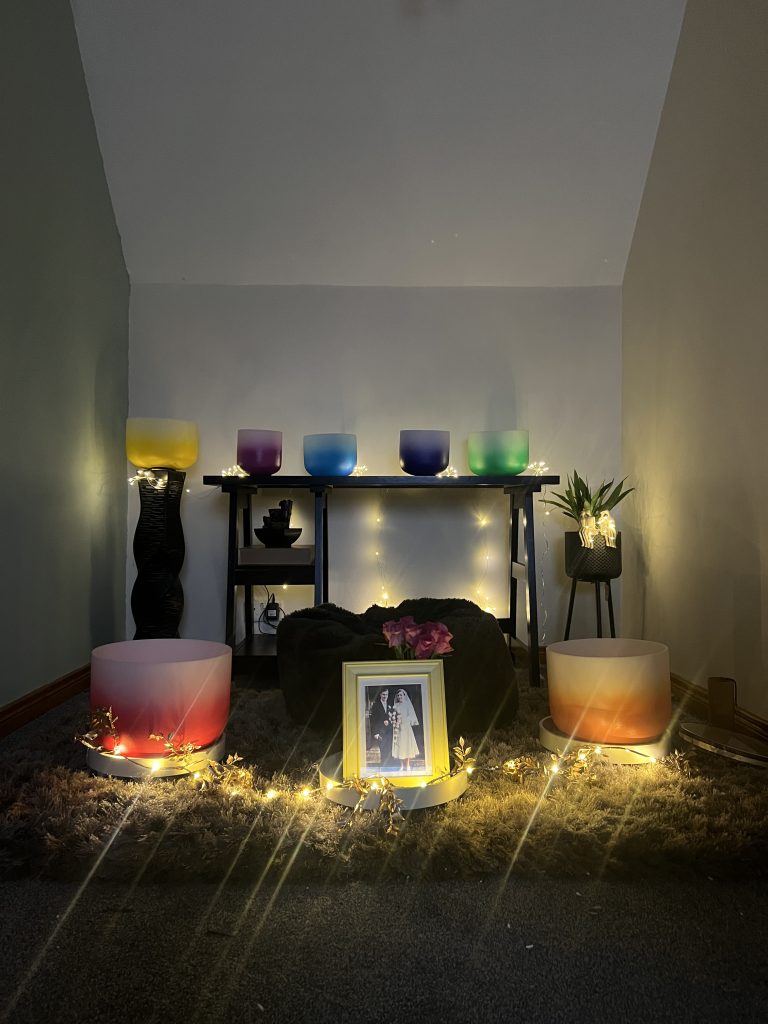 Sound feels like medicine to an overwhelmed body